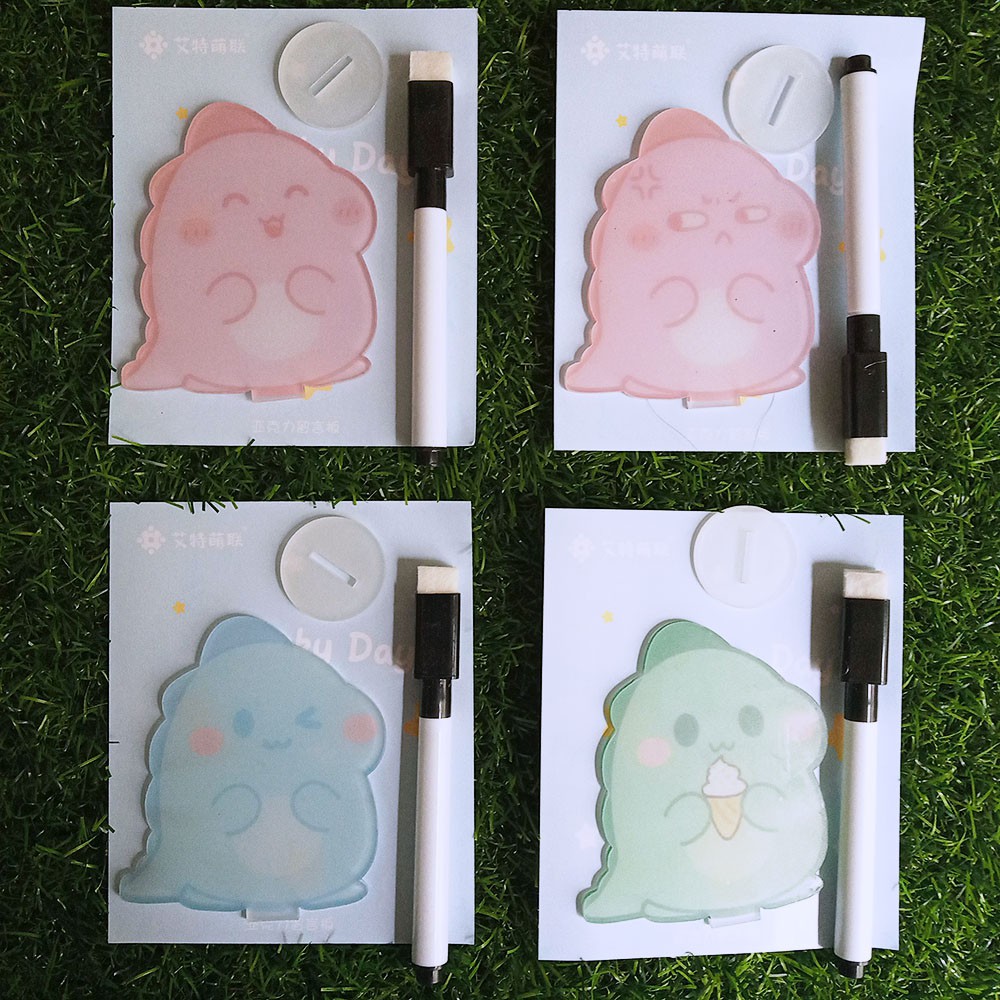 

Set Sticky Note Akrilik + Spidol - Bisa Dihapus dan Dipajang - DINO