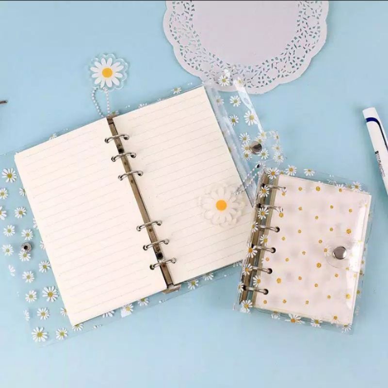 

Binder A6 A7 Motif Daisy/ Buku Catatan/ Binder untuk Sinking Fund