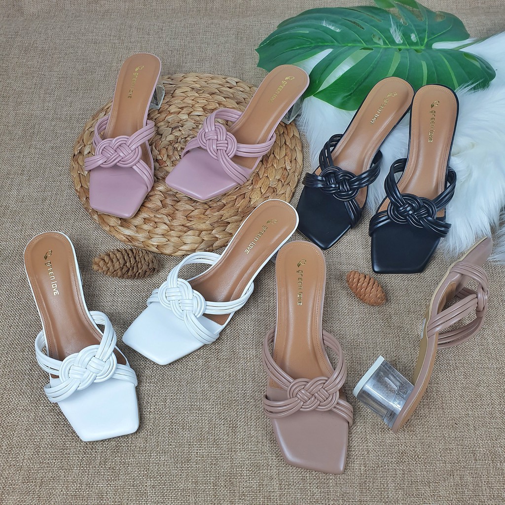 Sandal Heels transparan TRACEY