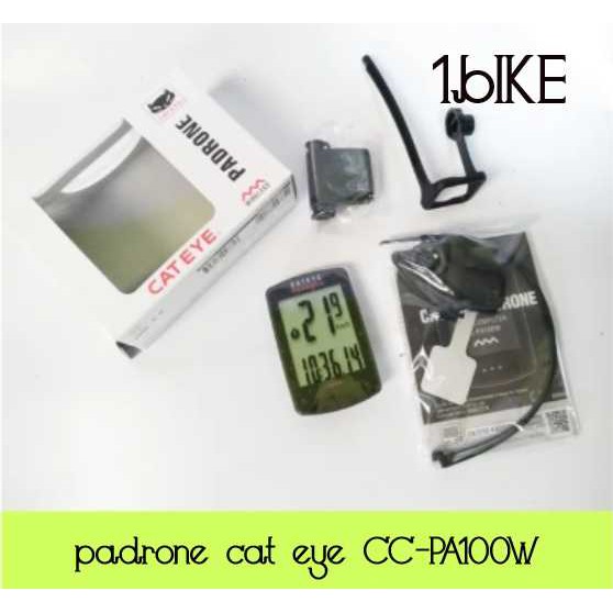 Cateye Padrone Wireless Warna Hitam 8 Function CC-PA100 | Speedometer