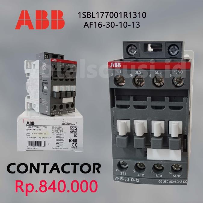 ABB AF16-30-10-13 100-250V50/60HZ-DC Contactor 1SBL177001R1310 ada stock