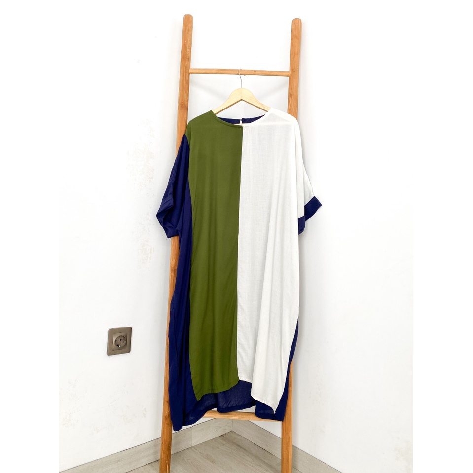 Rayon midi dress / dress midi / dress rayon / midi dress murah / RAHZEL MIDI DRESS