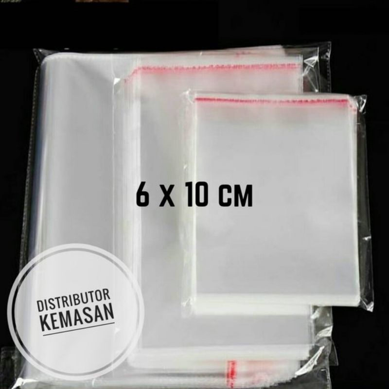 

Plastik OPP 6x10 cm Seal/Lem