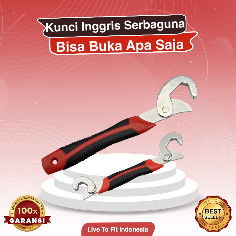 Kunci Konci Inggris Pas Ingris Snap n Grip Set Serbaguna