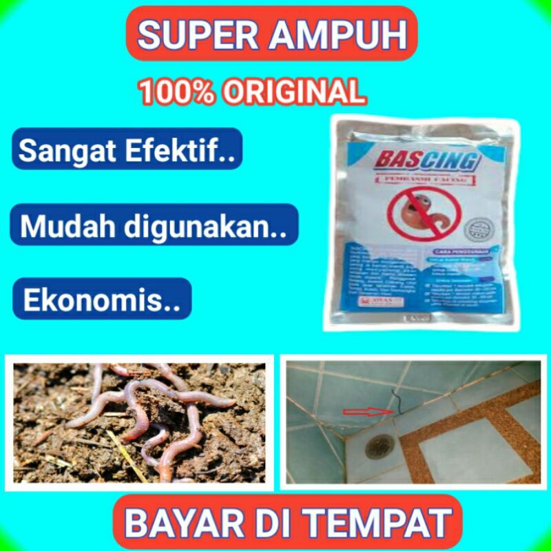 BASCING OBAT PEMBASMI CACING RACUN PEMBASMI CACING PEMBASMI HAMA TANAMAN SUPER AMPUH EFEKTIF ASLI