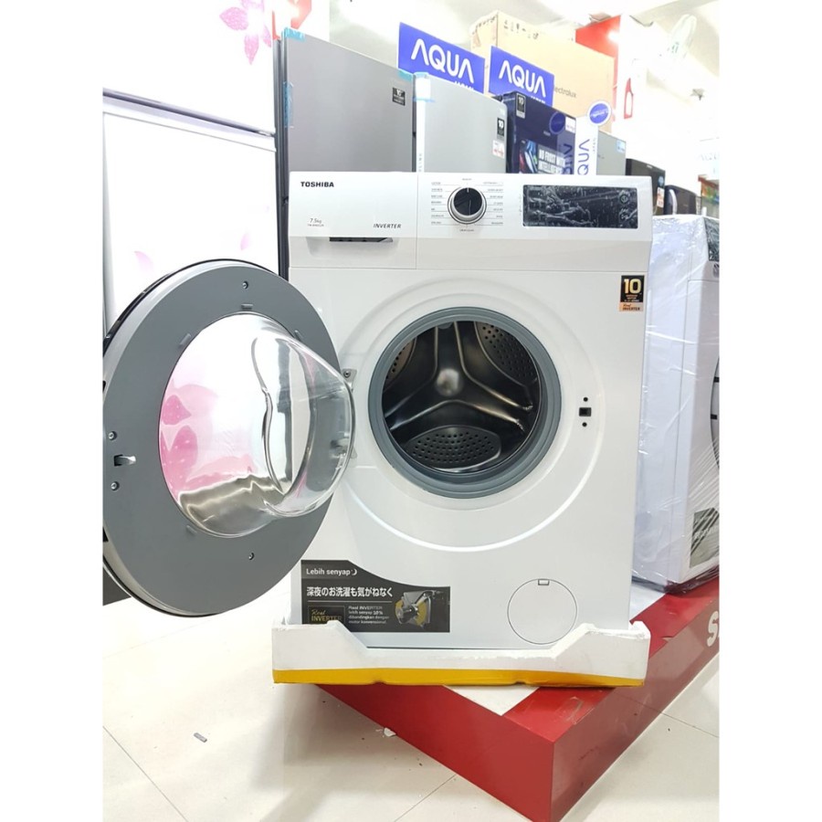 TOSHIBA Mesin Cuci Front Load 8.5 Kg TW-BH85S2N (T01) / TWBH85S2N