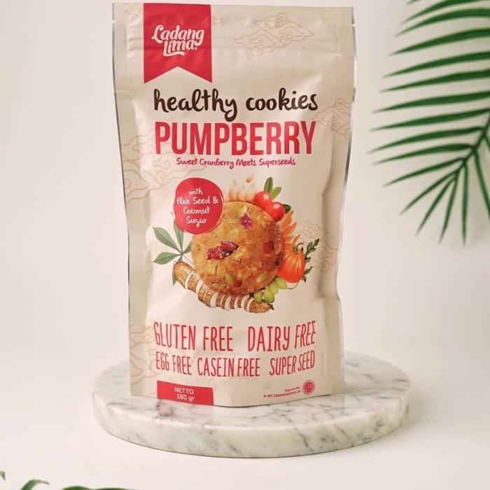 

KERING-KUE- LADANG LIMA PUMPBERRY COOKIES GLUTEN FREE 180GR -KUE-KERING.
