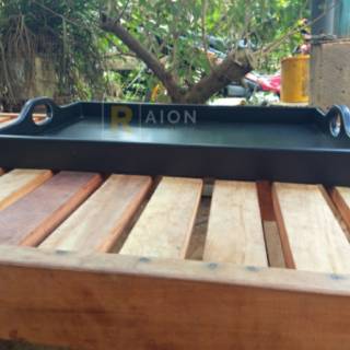  Nampan  Kayu  Room Service Tray Wood Tray Baki Kayu  Shopee  