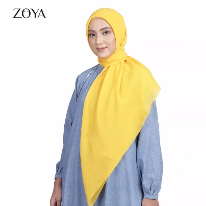 ZOYA NAEVA SCARF MUSTARD 2022 / KERUDUNG ZOYA / ZOYA HIJAB TERBARU 2022