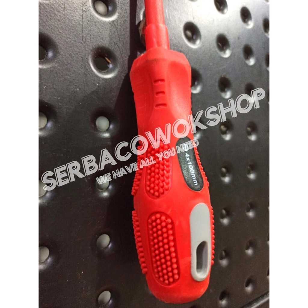 MAXPOWER Obeng Listrik 6.5x150 mm Minus (-) 1000v Electrik Screwdriver Termurah Berkualitas