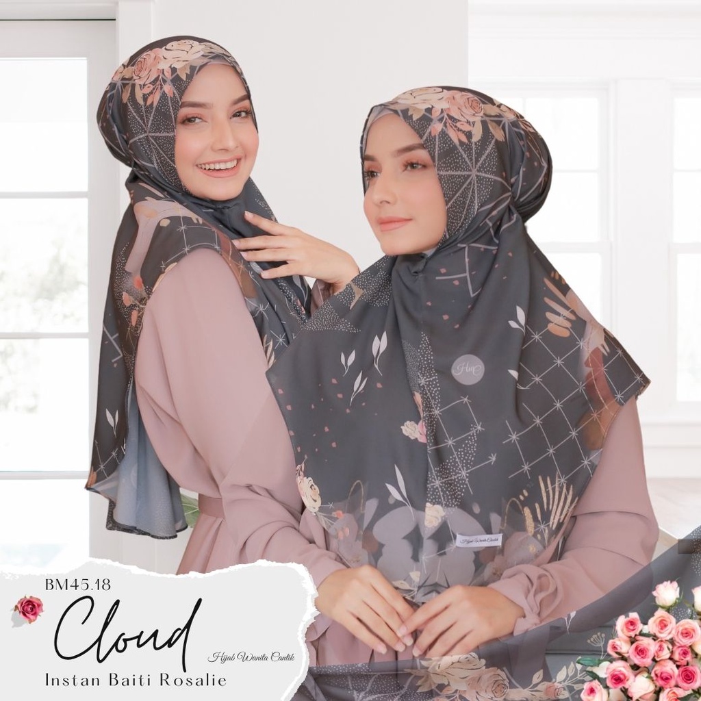 Hijabwanitacantik - Instan Baiti Rosalie Series | Hijab Instan | Jilbab Instan-1