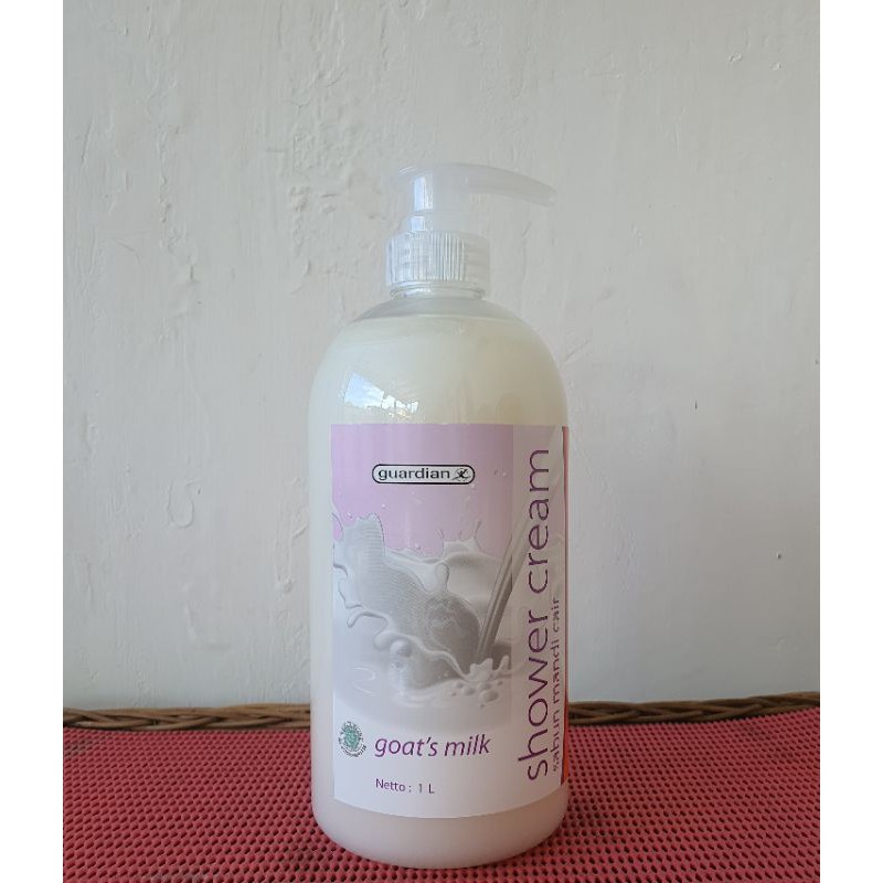 Guardian shower cream (Sabun mandi cair) Goatmilk 1Liter