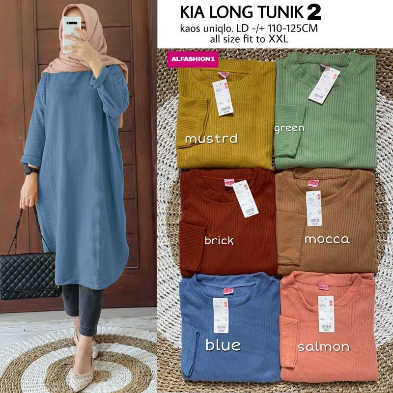 KIA LONG TUNIK 2 BY AL FASHION