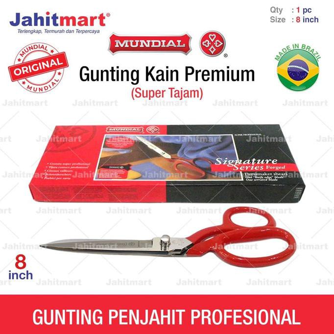 

Favorit] Gunting "Mundial" Sr 8" Red Handle