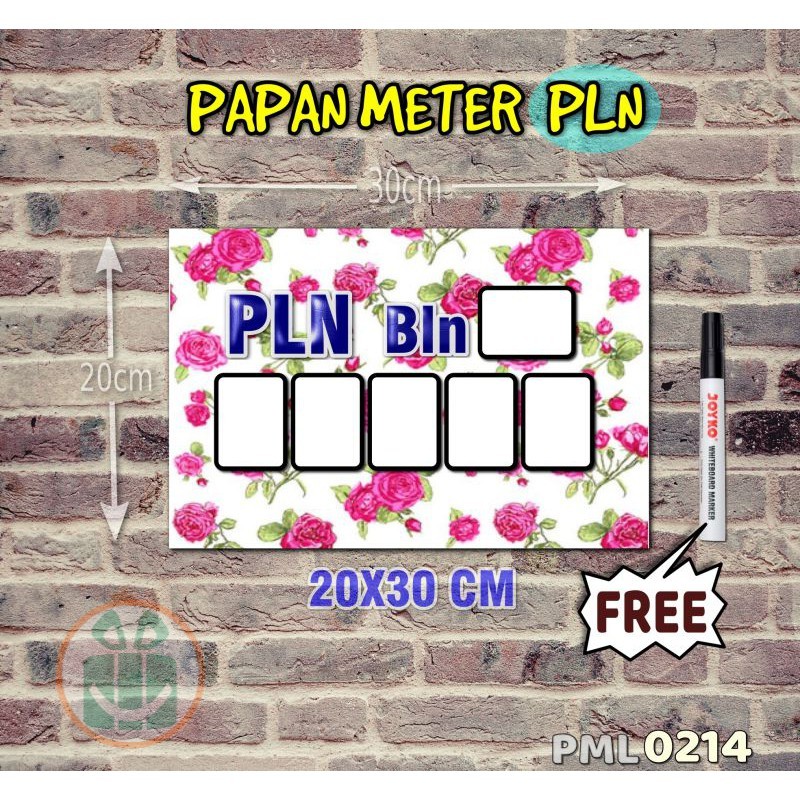

SBC Papan Meter Listrik PLN PAM motif Unik - Shabby 14