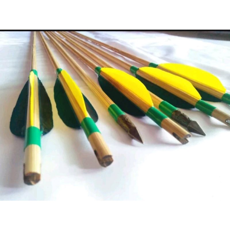 anak panah bambu bulu entog