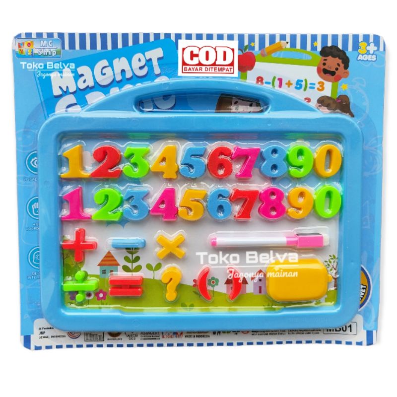 Papan Tulis Magnetik Anak / Drawing Board / Papan Tulis Spidol Magnet