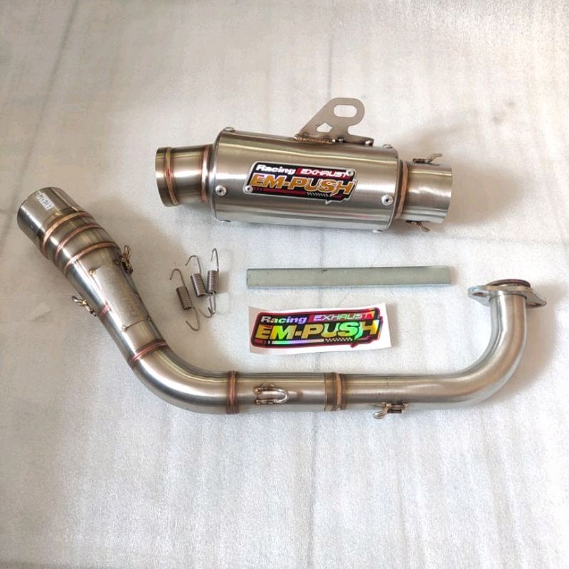 Knalpot Racing Empush Yamaha Mio Z Mio M3 XRIDE 125 tipe M2 150 cc inlet 50
