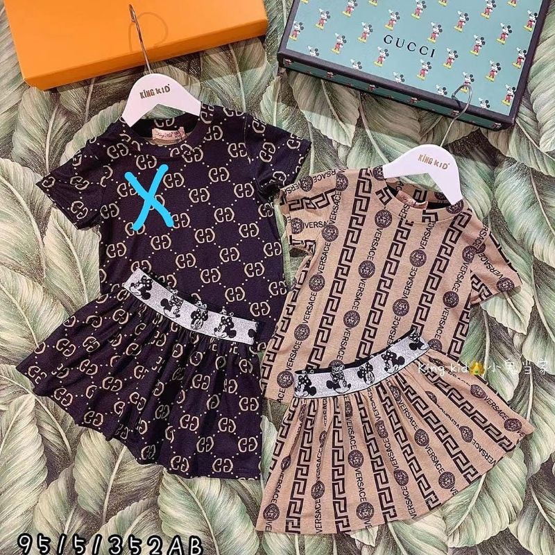 KING KID SETELAN ROK VERZACE IMPORT / SETELAN KING KID IMPORR PREMIUM