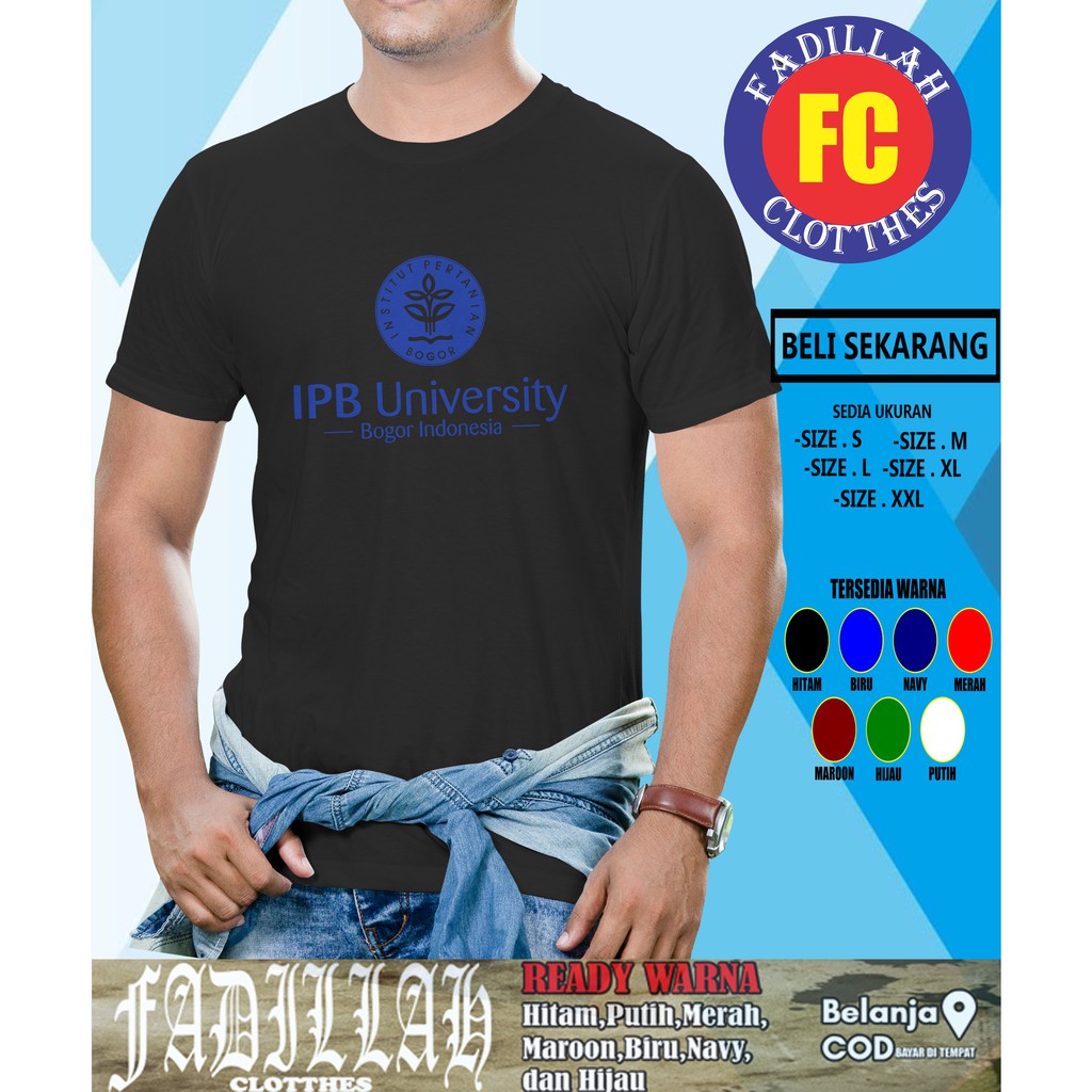 Kaos IPB Institut Pertanian Bogor Baju Distro