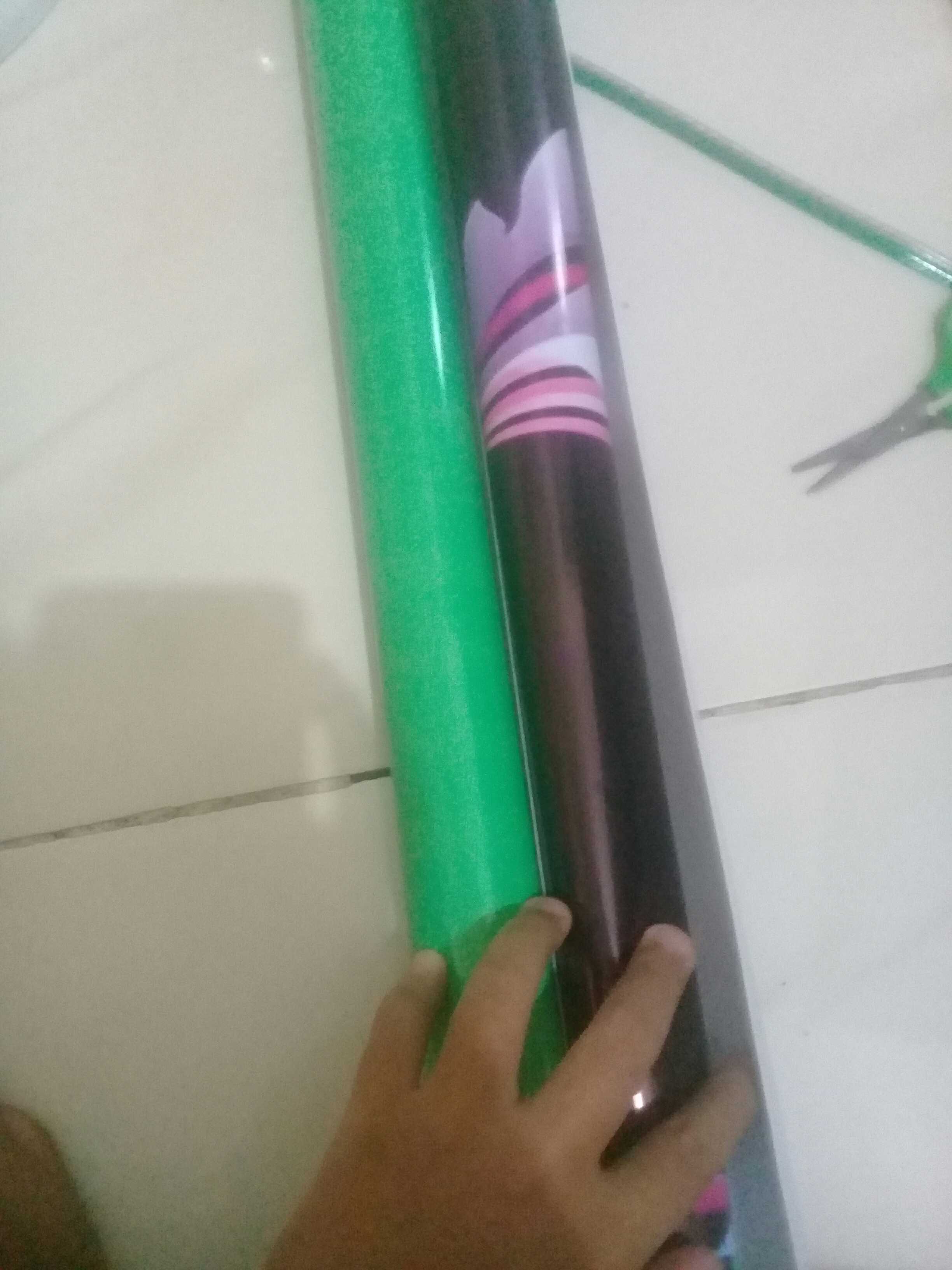 Fariasi Stiker Kulkas 1 Pintu  Motiv Purple