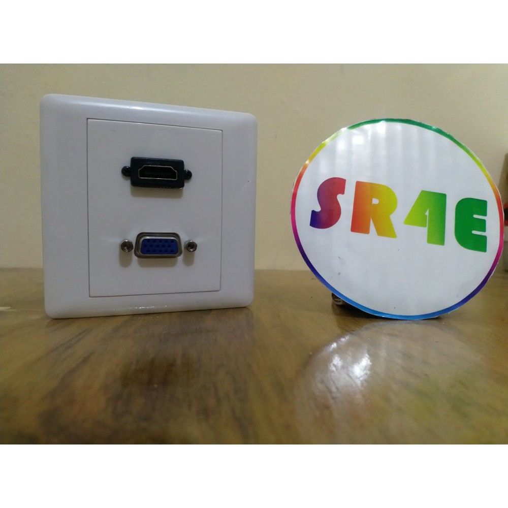 Faceplate port hdmi &amp; vga
