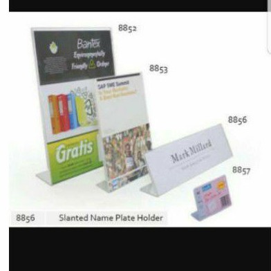 

Name Plate Bantex 8856