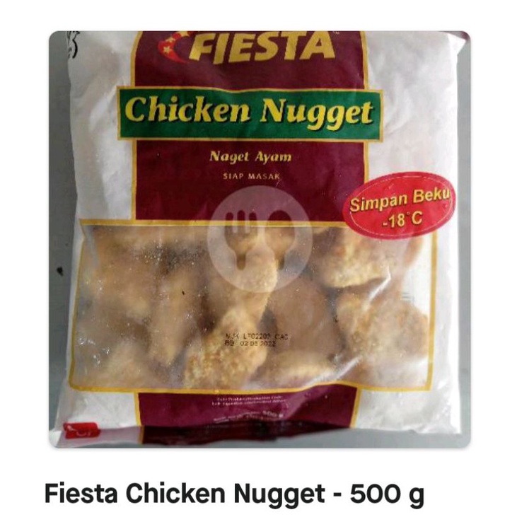 

Fiesta Chicken nugget/Happy Star - 500 gr