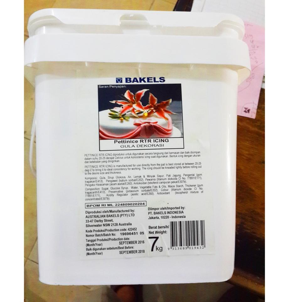 

10.10 FLASH SALE Fondant BAKELS Gula Dekorasi Repack 500 grm murah