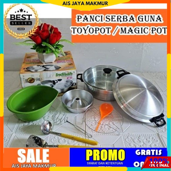 PANCI SERBA GUNA MAGIC POT TOYOPOT PANCI WAJAN SERBA GUNA INDISAH