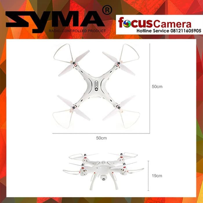 Drone Syma X8PRO X8 PRO Dual Gps - Auto return - Garansi 1th