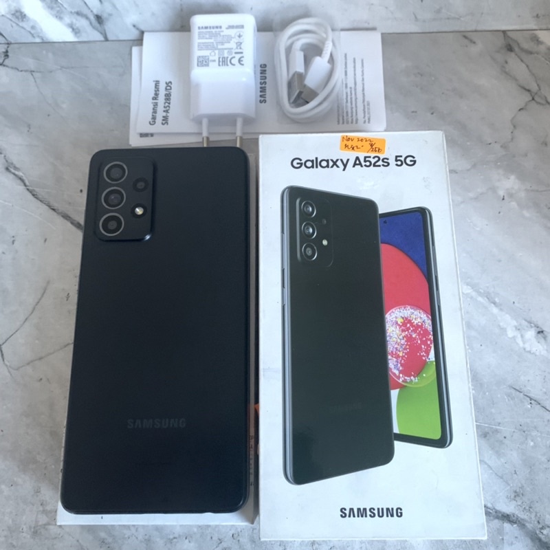 Samsung A52s 5G ram 8GB 256GB Bekas - Fullset Resmi - second