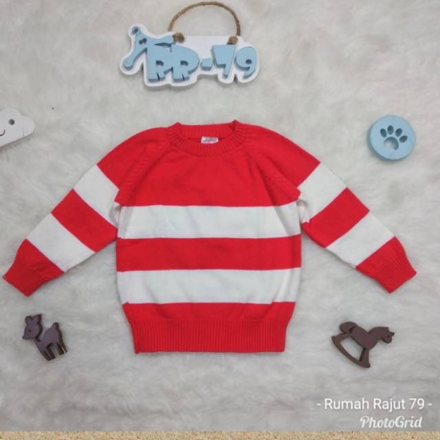 BLASTER Sweater Rajut Anak Baby SOK 208 (Est 1-3 tahun)