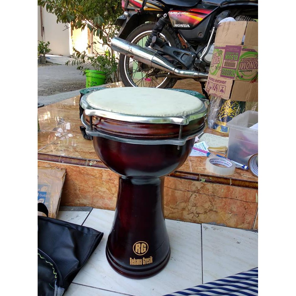 BAS DUMBUK UKURAN 10IN KULIT