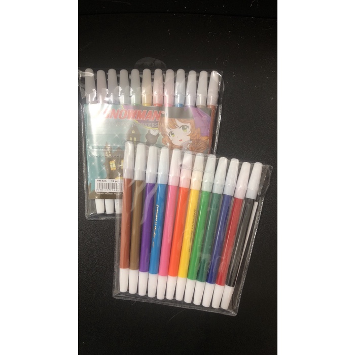 

Jualan Spidol Kecil 12 Warna Snowman Bagus