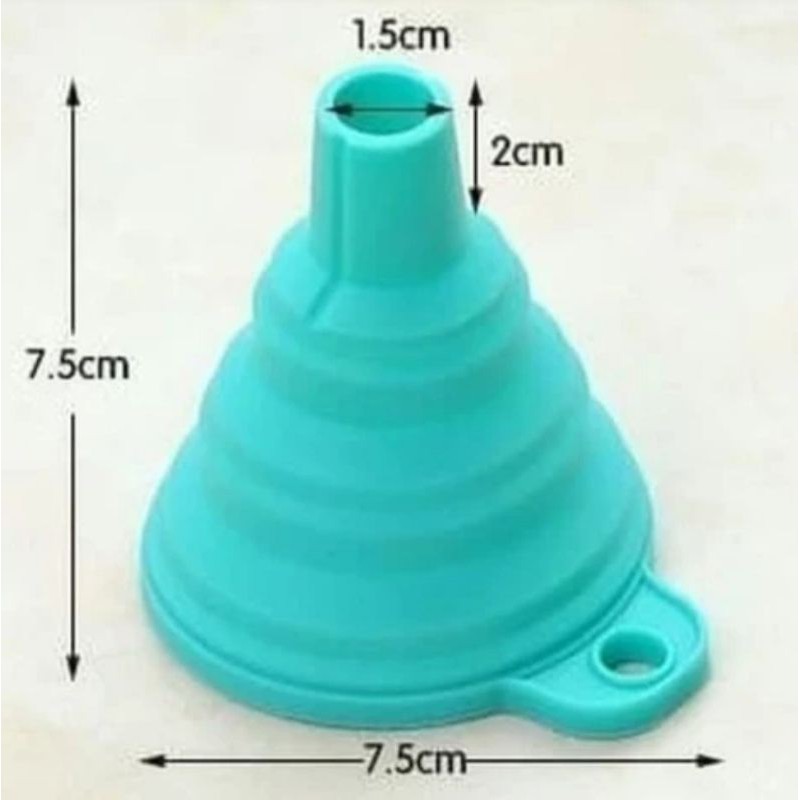 BLESSHOP Corong Mini Torong Silikon Corong Lipat