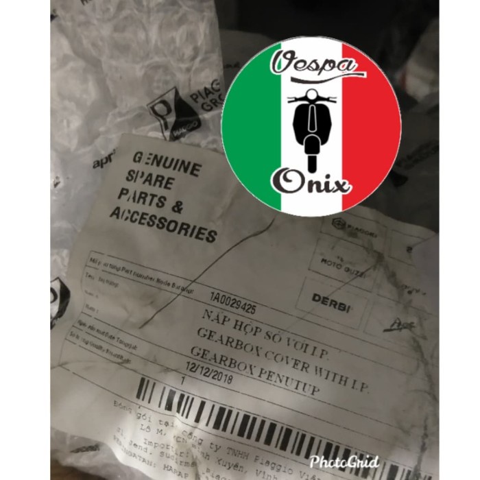 BOX OLI GEARBOX ORIGINAL VESPA PIAGHIO MEDLEY DAN GTS ABS SUPER SPORT