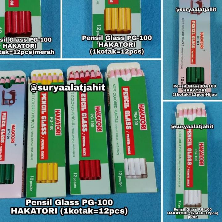 

Terbaru - Pensil Glass PG-100 HAKATORI 1kotak=12pcs =rp.22.500/1lusin