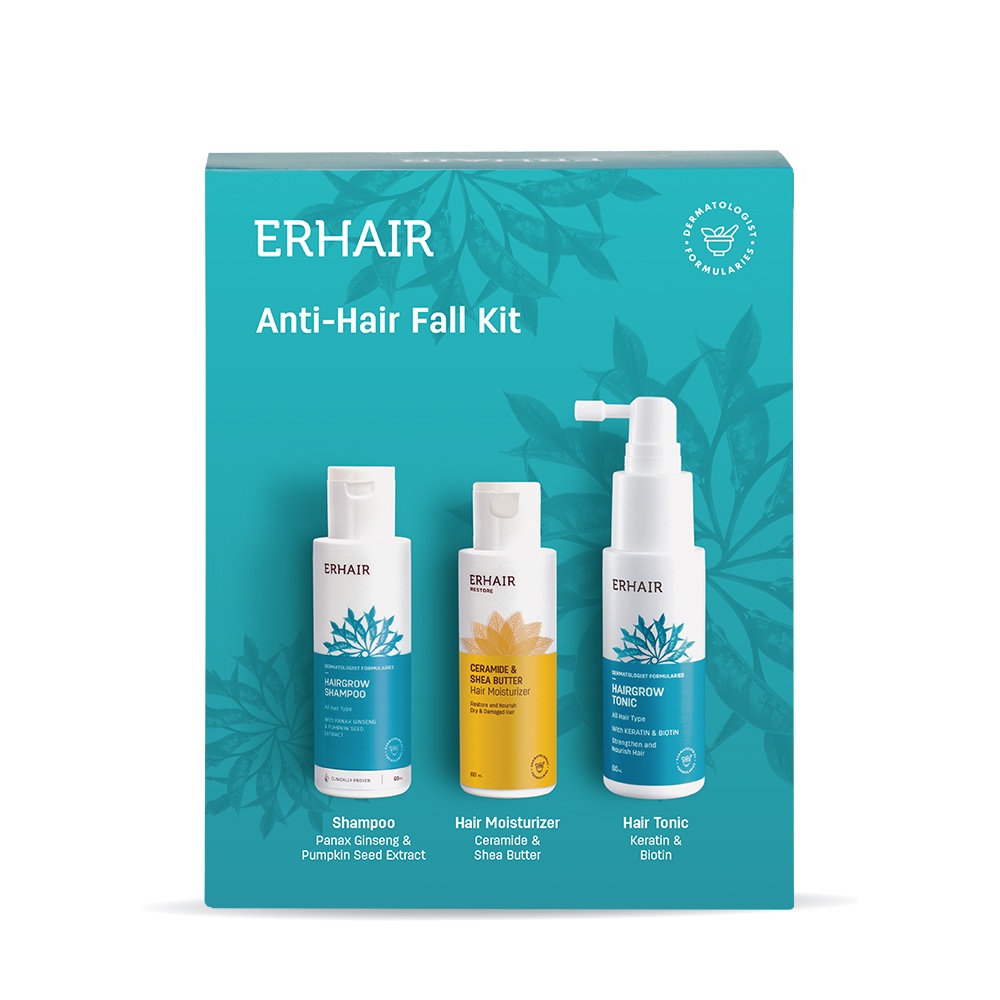 ERHAIR Anti-Hair Fall Kit - Perawatan Rambut Rontok-1