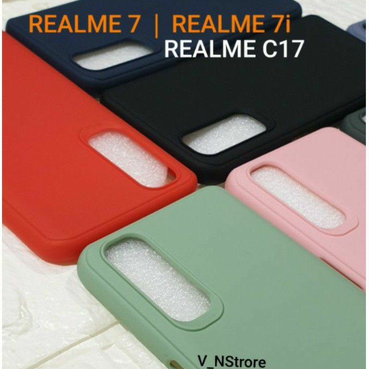 Soft Case Macaron REALME 7 / REALME 7i / REALME C17 Silione Premium Case