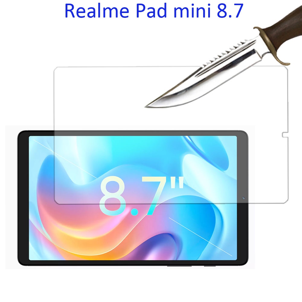 Pelindung Layar Tempered Glass 9H Transparan Untuk Realme Pad mini 8.7 &quot;