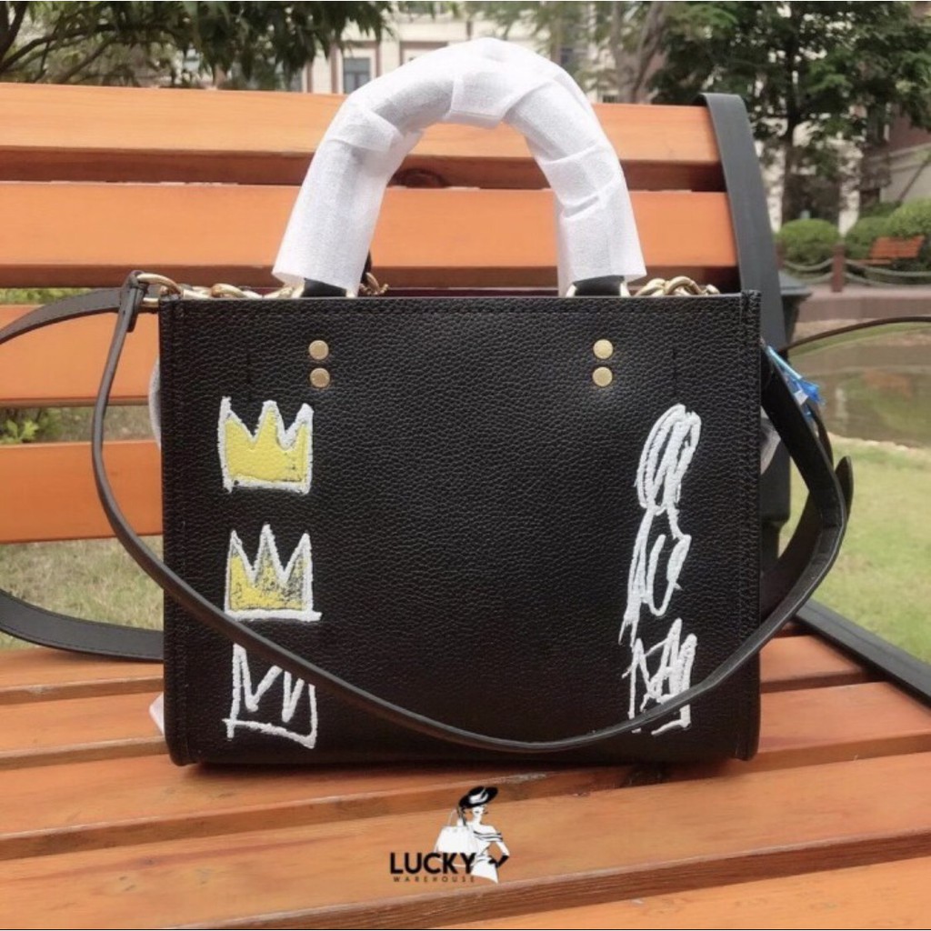 Coach X Jean Michel Basquiat Rogue 25 in Black - ORIGINAL 100%