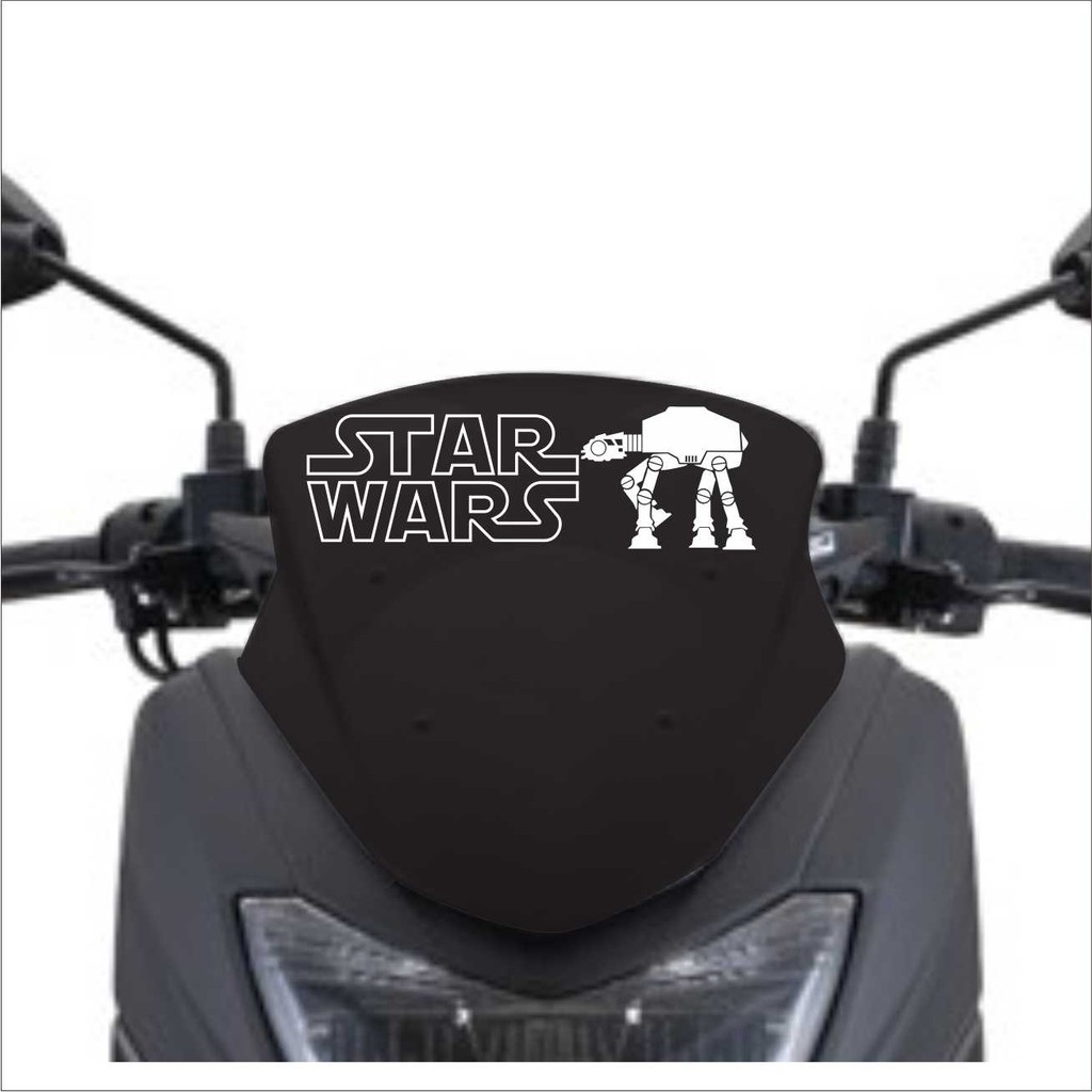 Stiker Motor Cutting Sticker Star Wars 2 Warna Visior Yamaha Nmax