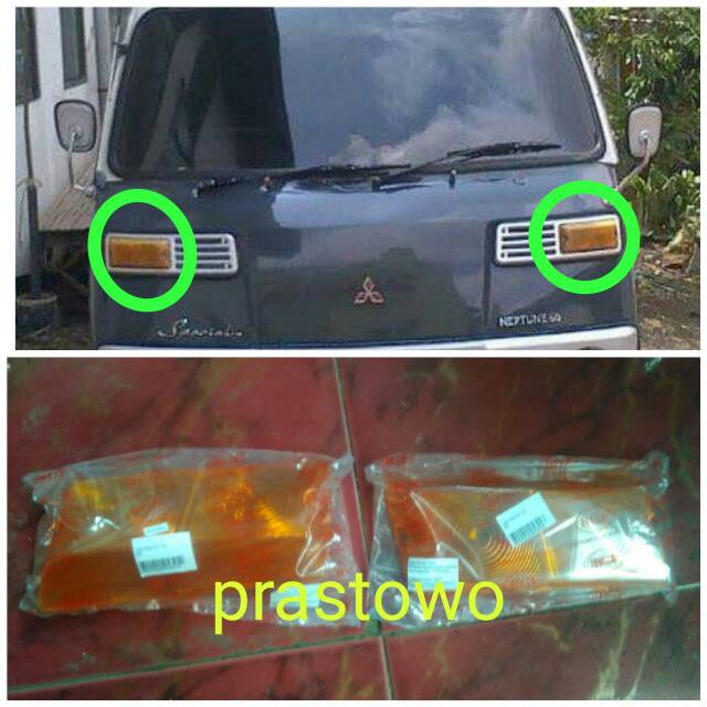 Mika lampu sen tutup reting COLT T 120 lama