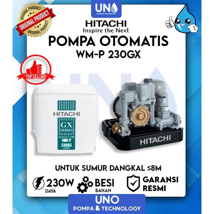 Pompa air Hitachi WMP 230 GX