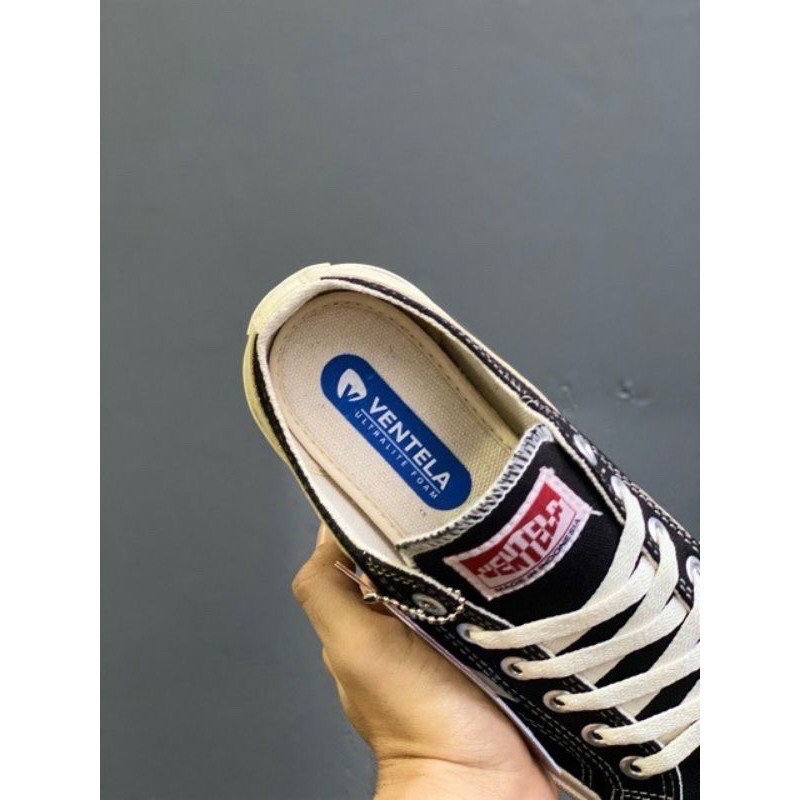 Sepatu Ventela Public Low Black Natural 100% Original ( Free Kaos Kaki *)-4
