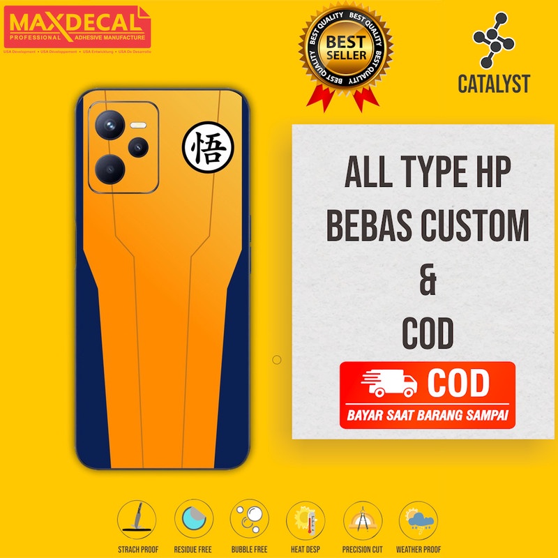 Garskin Realme C35 Fullbody Kode 3 - Bisa Custom - Skin Case