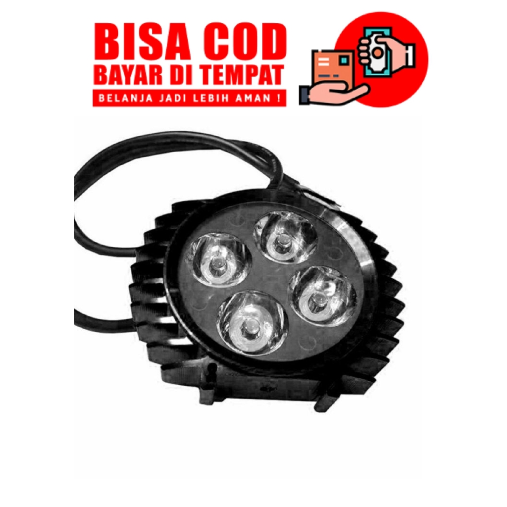 Lampu Sorot Tembak Led Luxeon 4 Mata Model Sirip Tipis