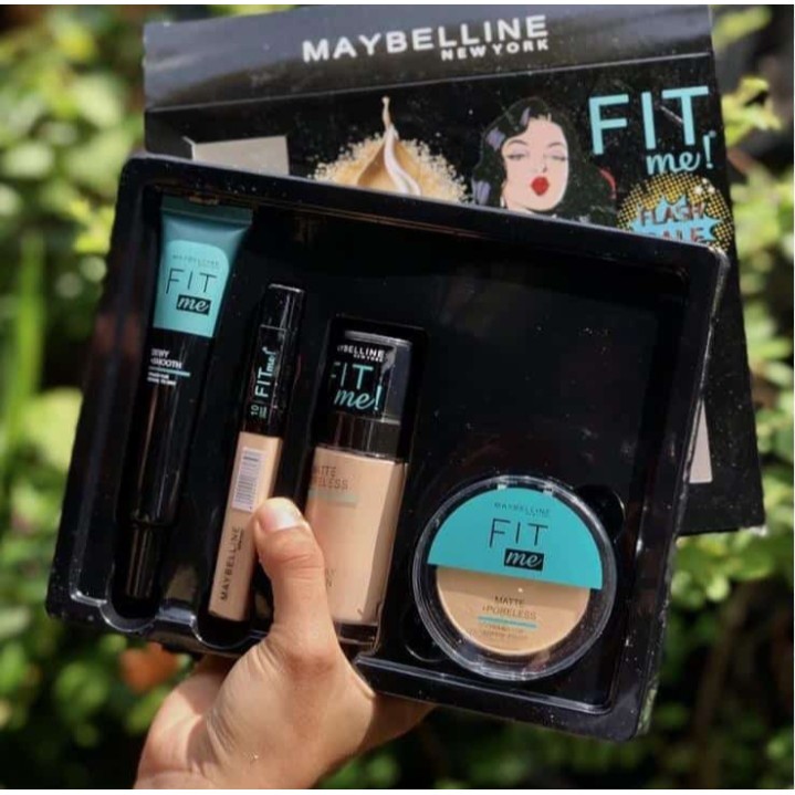 MAYBELLINE FIT ME BOX MARS HIJAU 4IN1 / 3IN1