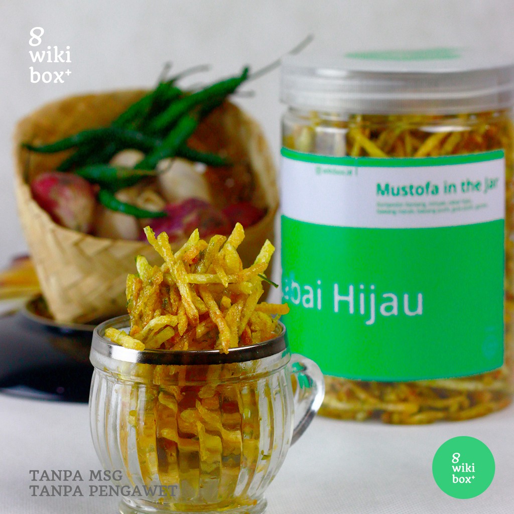 

Kentang Mustofa 200gr Rasa Cabai Hijau Kemasan Toples